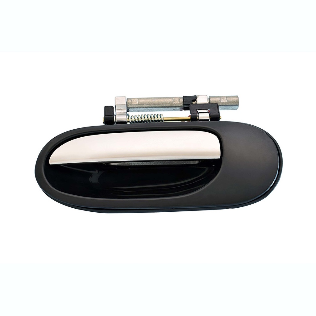 MANIJA EXTERIOR NS ALMERA 00-06  LISA PARA PINTAR NEGRA/CROMO PLASTICO HUSHAN Izquierdo Trasera  
