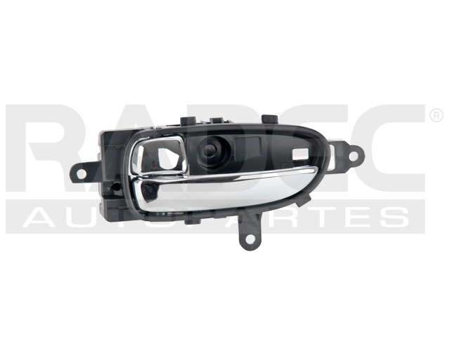 MANIJA INTERIOR NS ALTIMA 07-12/MAXIMA 09-15  NEGRA/CROMO PLASTICO HUSHAN Izquierdo Delantera/Trasera  