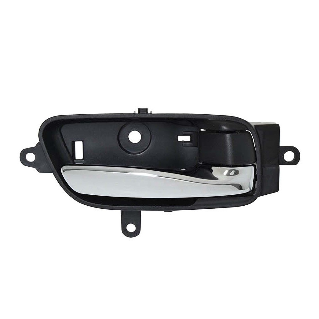 MANIJA INTERIOR NS ALTIMA 13-17/ARMADA 15-17/PATHFINDER 13-17/MAXIMA 16-18/MURANO 2019/URVAN 14-21  RN KOLEOS 17-22  NS TITAN 17-18  NEGRA/CROMO PLASTICO HUSHAN Derecho Delantera/Trasera  