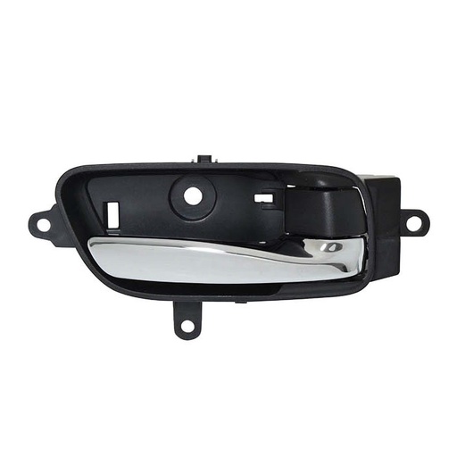 MANIJA INTERIOR NS ALTIMA 13-17/ARMADA 15-17/PATHFINDER 13-17/MAXIMA 16-18/MURANO 2019/URVAN 14-21  RN KOLEOS 17-22  NS TITAN 17-18  NEGRA/CROMO PLASTICO HUSHAN Derecho Delantera/Trasera  