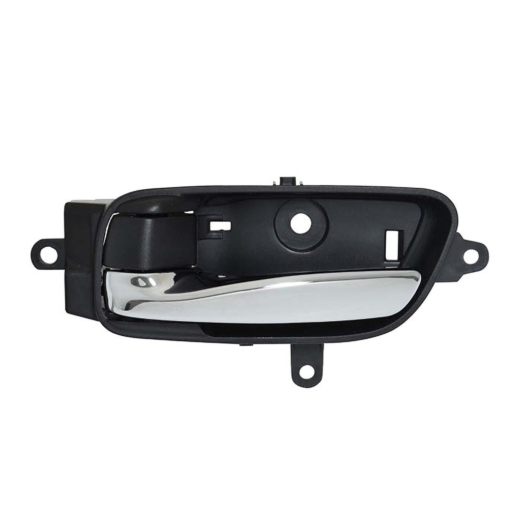 MANIJA INTERIOR NS ALTIMA 13-17/ARMADA 15-17/PATHFINDER 13-17/MAXIMA 16-18/MURANO 2019/URVAN 14-21  RN KOLEOS 17-22  NS TITAN 17-18  NEGRA/CROMO PLASTICO HUSHAN Izquierdo Delantera/Trasera  