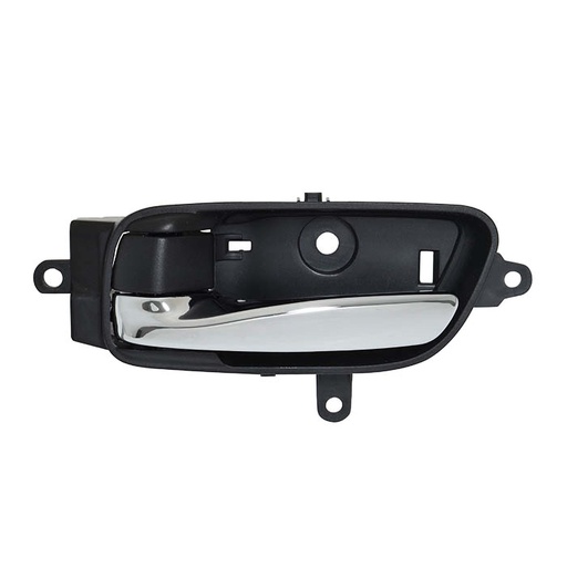 MANIJA INTERIOR NS ALTIMA 13-17/ARMADA 15-17/PATHFINDER 13-17/MAXIMA 16-18/MURANO 2019/URVAN 14-21  RN KOLEOS 17-22  NS TITAN 17-18  NEGRA/CROMO PLASTICO HUSHAN Izquierdo Delantera/Trasera  