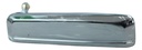 MANIJA EXTERIOR NS D21 86-08/HARDBODY 86-97/PATHFINDER 87-95/TSURU I GUAYIN/SAMURAI 84-87  CROMADA ZINC HUSHAN Derecho Delantera  