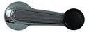 MANIJA DE ELEVAR NS 720 81-93/ICHI VAN 88-93  PERILLA NEGRA ZINC CROMO REMACHE DE METAL HUSHAN    