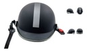 CASCO 1/2 CACHUCHA NEGRO MATE=MSD-300-NM  (L)