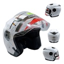 CASCO DOBLE MICA IRON RACING DOT IR-516 MOD. EUROPEO BLANCO