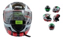 CASCO ABATIBLE DOBLE MICA BLANCO  (S) DOT