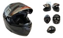 CASCO ABATIBLE DOBLE MICA CAPTAIN NGO/BRILLO (M)