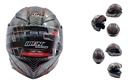 CASCO ABATIBLE IRON RACING DOT IR-121 DARK PHOENIX