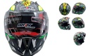 CASCO ABATIBLE IRON RACING IR-105 DOBLE MICA DOT N