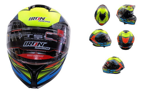 CASCO ABATIBLE TRETECH AMARILLO M