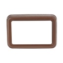 MANIJA INTERIOR NS D21 86-08  SOLO BISEL CAFE PLASTICO HUSHAN Derecho/Izquierdo Delantera/Trasera  