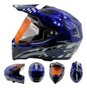 CASCO CROSS IRON RACING K22 AZUL (L)