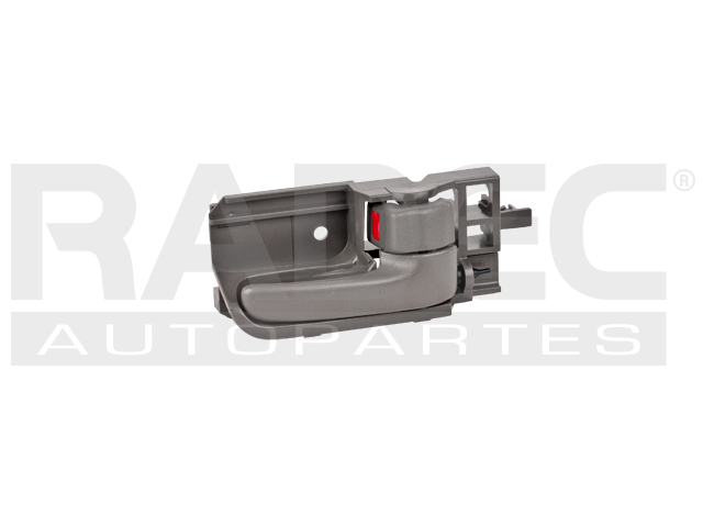MANIJA INTERIOR TY COROLLA 03-08/HIACE 06-19/HILUX VIGO/TACOMA 05-15  NEGRO PLASTICO HUSHAN Derecho Delantera/Trasera