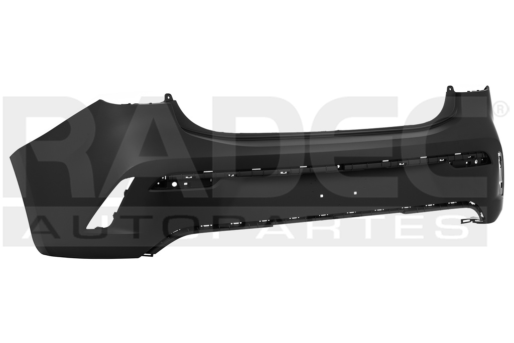 FASCIA TRASERA KI RIO 21-23 P/PINTAR S/HOYO P/SENSOR EX PACK/EX/L/LX/S PACK L4 4 CILINDROS 1.6 L 4 PUERTAS