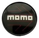 TAPA CENTRO DE RIN UNIVERSAL NEGRO C/ROJO 2 MOMO 4 PZAS GRANDE