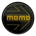 TAPA CENTRO DE RIN UNIVERSAL MOMO AMARILLO 4 PZAS MEDIANO