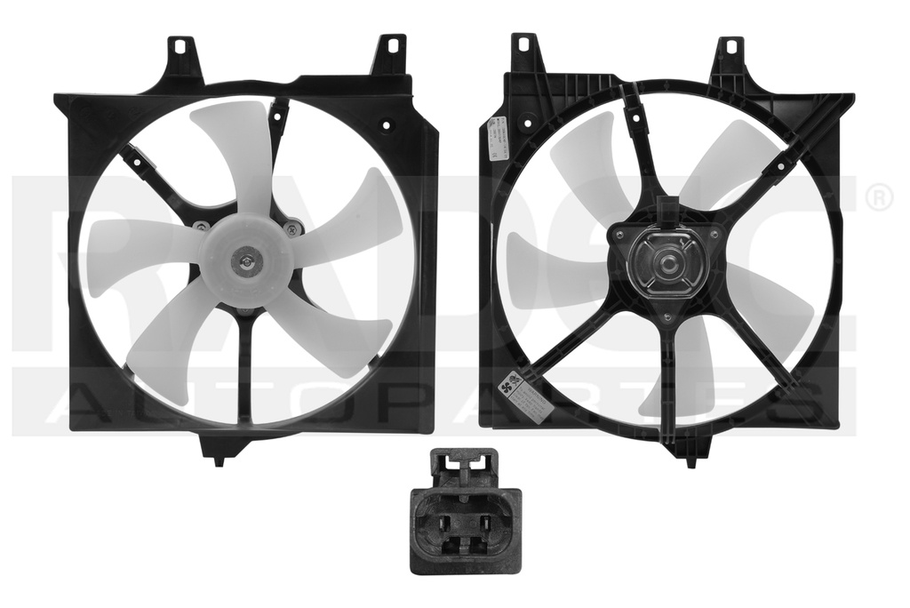 MOTOVENTILADOR NS TSURU 95-17/SENTRA 95-00 L4 1.6 LTS STD P/AA SENCILLO COMPLETO 2 PINES TW