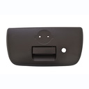 MANIJA DE TAPA NS FRONTIER 01-04  MANIJA MAS BISEL CON HOYO PARA LLAVE CORRUGADA NEGRO PLASTICO HUSHAN    