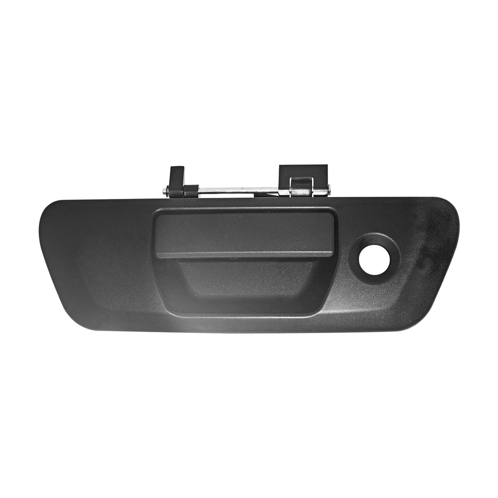 MANIJA DE TAPA NS NP300/FRONTIER 16-22  CON HOYO PARA LLAVE Y SIN HOYO PARA CAMARA CORRUGADA NEGRA PLASTICO HUSHAN    