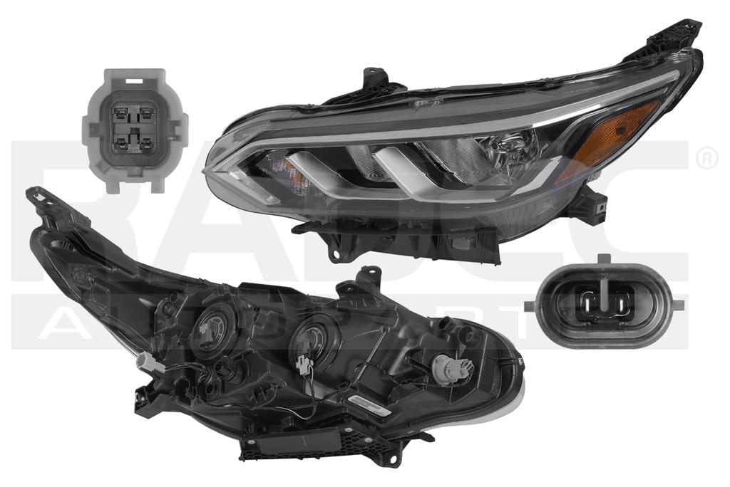 FARO NS SENTRA ADVANCE 20-23 C/FOCO HALOGENO DEPO IZQ