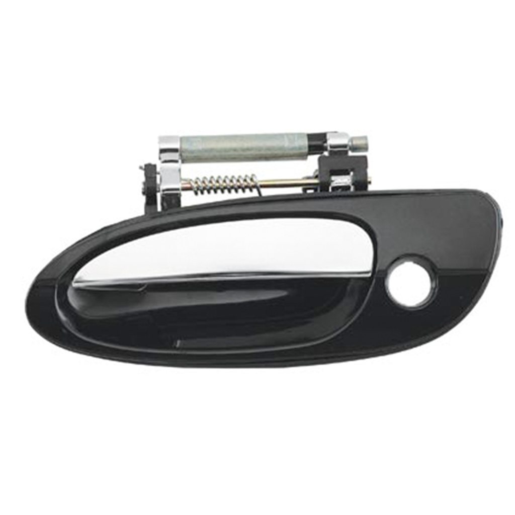 MANIJA EXTERIOR NS MAXIMA 00-03  IN I30 00-01  CON HOYO PARA LLAVE LISA PARA PINTAR NEGRA/CROMO PLASTICO HUSHAN Izquierdo Delantera  