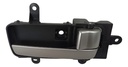 MANIJA INTERIOR NS MAXIMA 04-05  NEGRO/PLATA PLASTICO HUSHAN Derecho Delantera/Trasera  