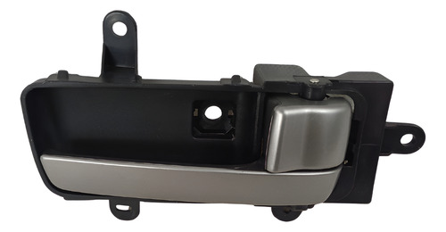 MANIJA INTERIOR NS MAXIMA 04-05  NEGRO/PLATA PLASTICO HUSHAN Derecho Delantera/Trasera  
