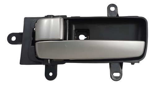 MANIJA INTERIOR NS MAXIMA 04-05  NEGRO/PLATA PLASTICO HUSHAN Izquierdo Delantera/Trasera  