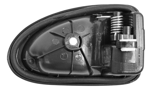 [012-2314-03] MANIJA INTERIOR NS PLATINA  RN CLIO 02-10/MEGANE I 01-03/SCENIC I 01-04/TRAFIC 07-14  NEGRO PLASTICO PARA VARILLA HUSHAN Izquierdo Delantera/Trasera  
