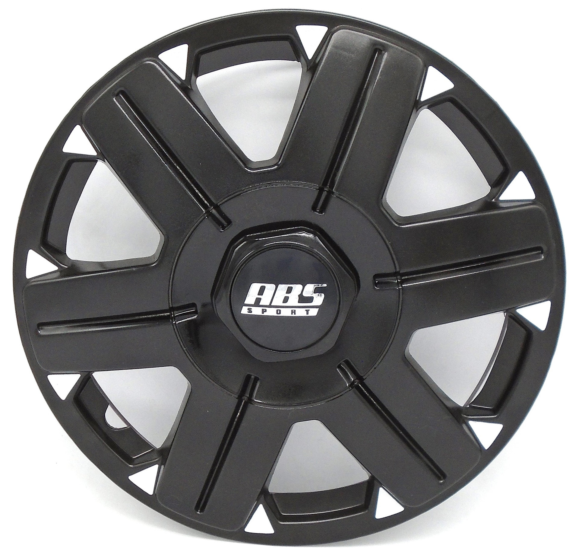 [POLR13-LES0026] TAPON POLVERA RIN 13 ABS SPORT TUNING NEGRO-BLANCO LES0026