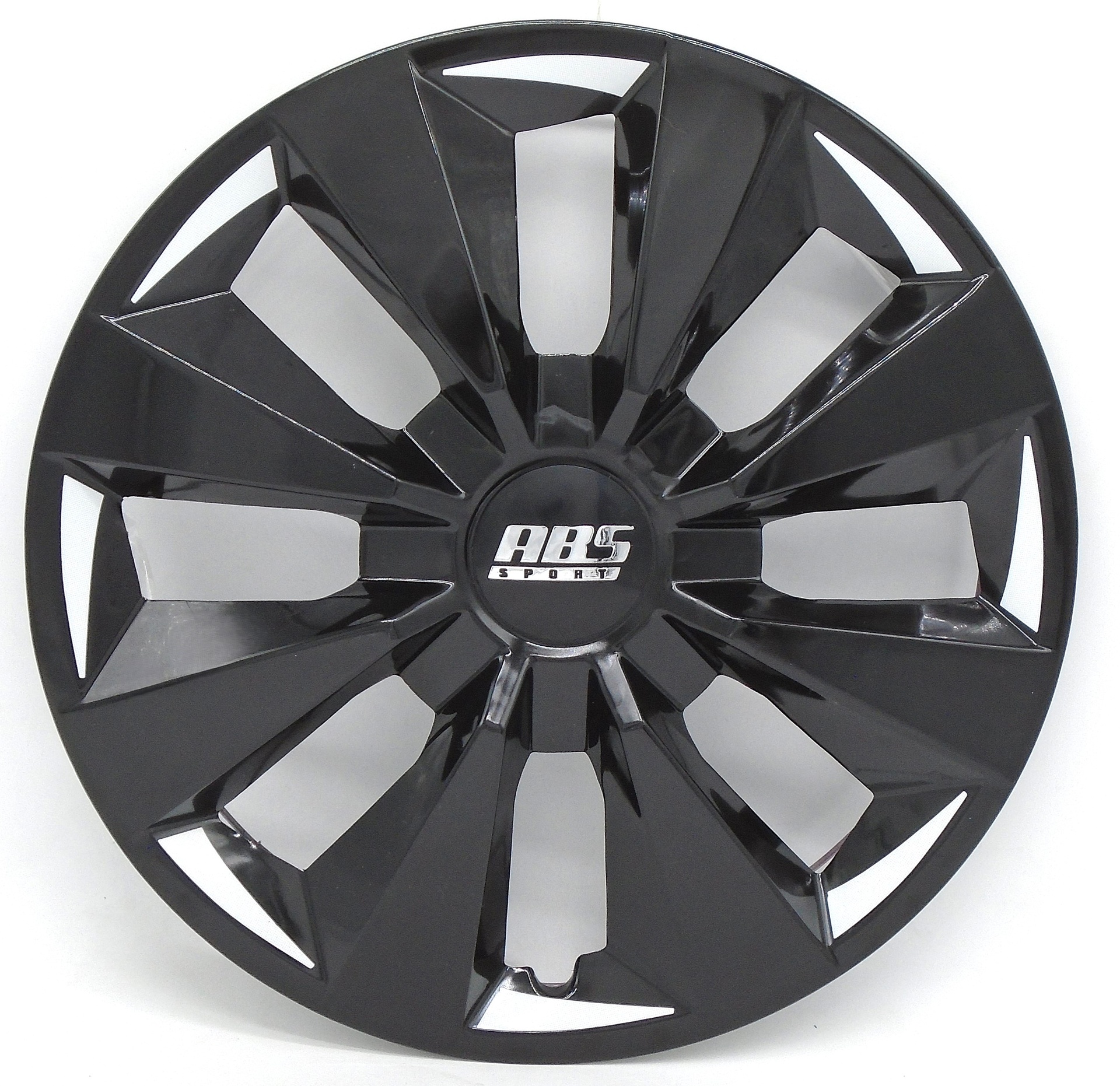 [POLR14-LES0044] TAPON POLVERA RIN 14 ABS SPORT TUNING NEGRO-BLANCO LES0044