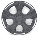 TAPON POLVERA RIN 14 ABS SPORT TUNING NEGRO-BLANCO LES0050