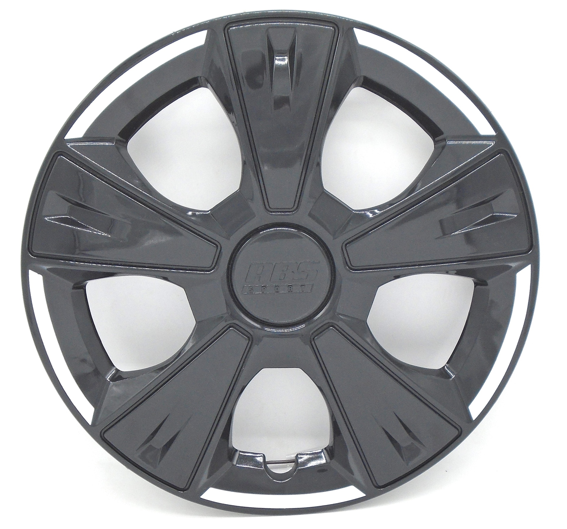 [POLR14-LES0050] TAPON POLVERA RIN 14 ABS SPORT TUNING NEGRO-BLANCO LES0050