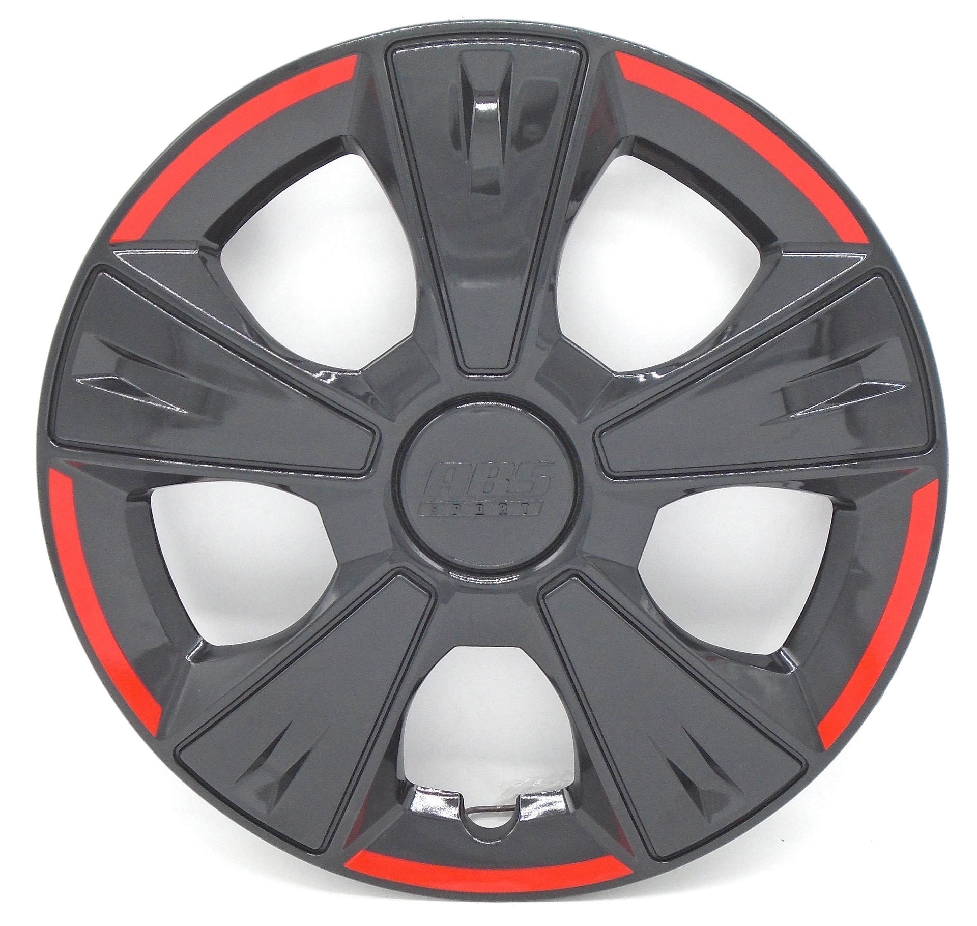 [POLR14-LES0052] TAPON POLVERA RIN 14 ABS SPORT TUNING NEGRO-ROJO LES0052