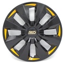 TAPON POLVERA RIN 15 ABS SPORT TUNING NEGRO-AMARILLO LES0048
