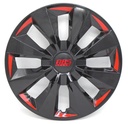 TAPON POLVERA RIN 15 ABS SPORT TUNING NEGRO-ROJO LES0047