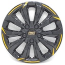 TAPON POLVERA RIN 16 ABS SPORT TUNING NEGRO-AMARILLO LES0019