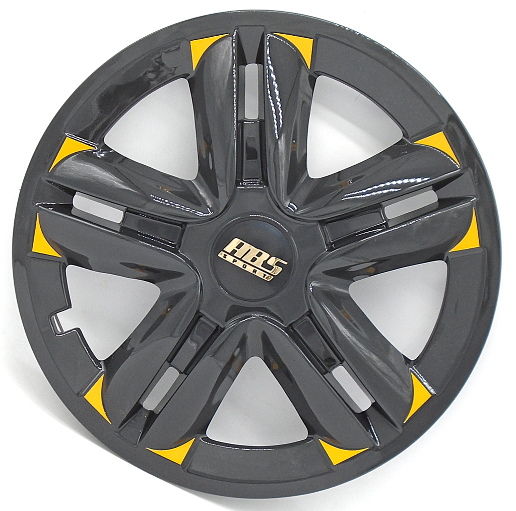 TAPON POLVERA RIN 15 ABS SPORT TUNING NEGRO-AMARILLO LES0051