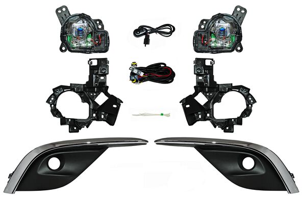 FARO NIEBLA MAZDA 6 14-18 C/PARRILLA FILO CROM JGO