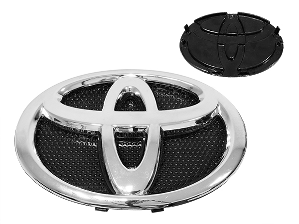 EMBLEMA ESCUDO DELANTERO TY HILUX 16-19 CROMO