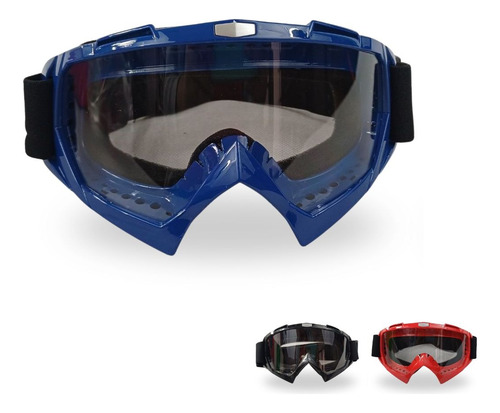 [LM098A] GAFAS/GOGGLES AZUL PARA MOTOCICLISTA