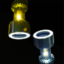 FOCO DE MOTO BRONX HB20 LED CSP BICOLOR BLANCO/AMARILLO CON VENTILADOR