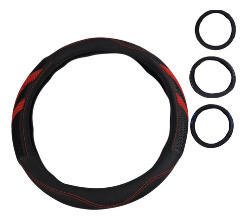 CUBRE VOLANTE ROJO VINIL  T/MASAJE C/SILI