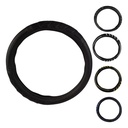 CUBRE VOLANTE NEGRO VINIL  T/MASAJE C/SILI