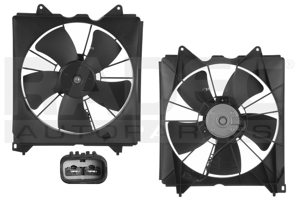 MOTOVENTILADOR HD ACCORD 08-12 L4 2.4L P/RAD SENCILLO COMPLETO 2 PINES KF/CN
