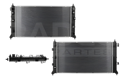 RADIADOR CV SILVERADO 1500 19-25 V8 5.3 LTS AUT C/S AA 35X19 1/5X32MM ALUM SOLD POLAR