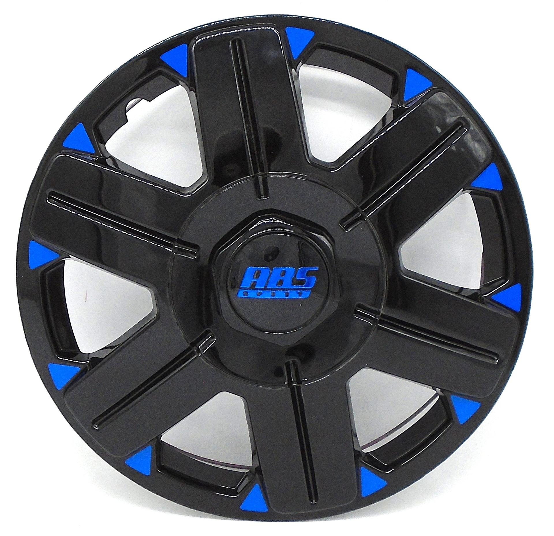 [POLR13-LES0030] TAPON POLVERA RIN 13 ABS SPORT TUNING NEGRO-AZUL LES0030