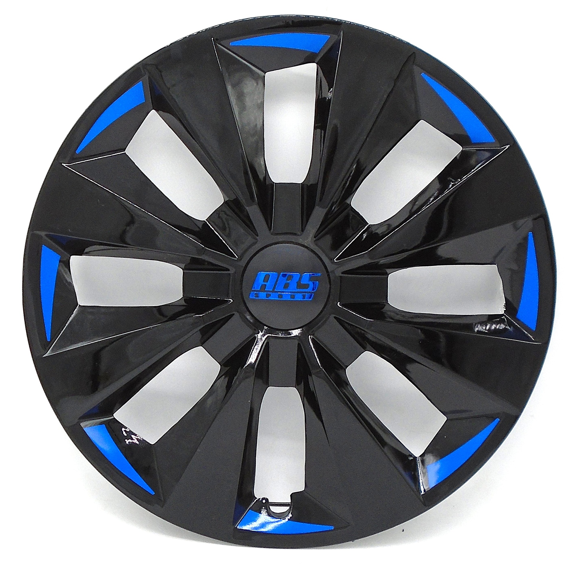 [POLR14-LES0056] TAPON POLVERA RIN 14 ABS SPORT TUNING NEGRO-AZUL LES0056