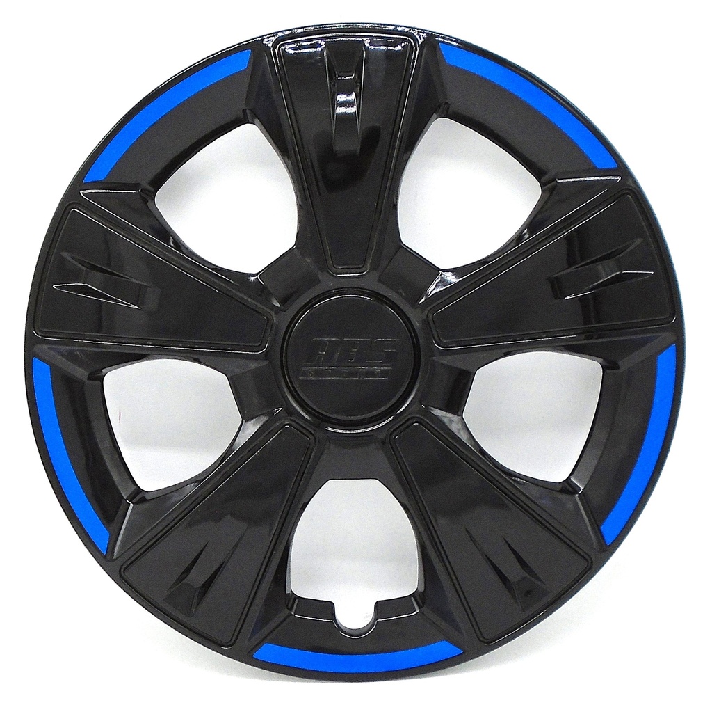 TAPON POLVERA RIN 14 ABS SPORT TUNING NEGRO-AZUL LES0060